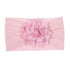 Cute 1PCS Baby Girls Lotus Flower Nylon Headband Knot Elastic Newborn Toddler Headwraps Kids Hair Accessories Gifts