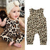 Newborn Baby Girl/ Sleeveless/ Long Sleeve Leopard Romper Jumpsuit Outfit For Babies In elegant Modern Deisgn