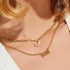 Modern Luxury Design Cross Gold Pendant Necklaces For Women In Gold Modern Jewelry Style