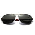 Luxury Men Modern Business Elegant New Sunglasses With High Quality Metal Frame and UV400 Protection