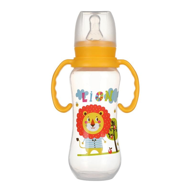 Baby Durable  Infant Nursing Bottle Feeding Cup With Grip High Quality Nipple Baby Feeding Bottle