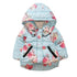 Modern Designer New Winter Baby Outerwear Hooded Printed Cotton Padded Jacket and Coats For Babies and Girls Kids