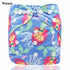 Modern Printed Bamboo Charcoal Inner Pocket Diaper For Baby Reusable Cloth Diaper Nappies With Double Leg Gusset In Modern Printed Design For Baby and Kids