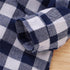 Spring Autumn Newborn Cotton  Casual classic Plaid Collar Jumpsuit for Baby Boys / Girls In Elegant Retro Modern Style