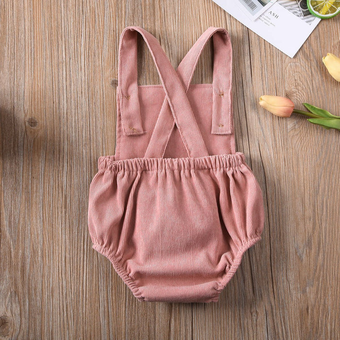 Baby Summer Clothing Newborn Infant Baby Boy/Girls Bodysuit Jumpsuit Backless Outfits For Girls