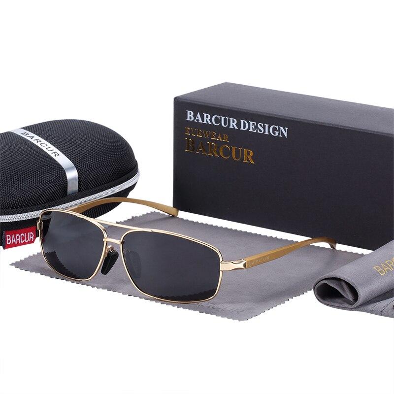 Luxury Elegent Rectangle Polarized Sunglasses Photochromic Driving Glasses For Men and Boys With UV400 Protection