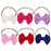 Luxury Cute Baby Girl Headband Ribbon Elastic Rope Big Bow Hair Band Candy Color Pony Tail Ties Ropes For Girls