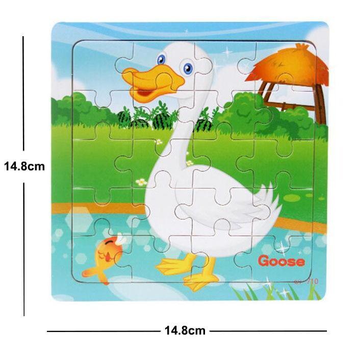 38 Style Cartoon Wooden Puzzle Children Animal/ Vehicle Toy For  2-6 Year Baby Early Educational Toys for Kids