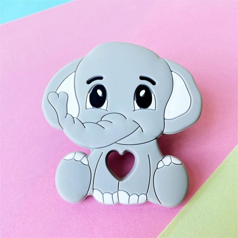 Silicone Elephant Animal Newborn Teethers Toy Cartoon Children Perfect Gift For Baby Boys or Girls