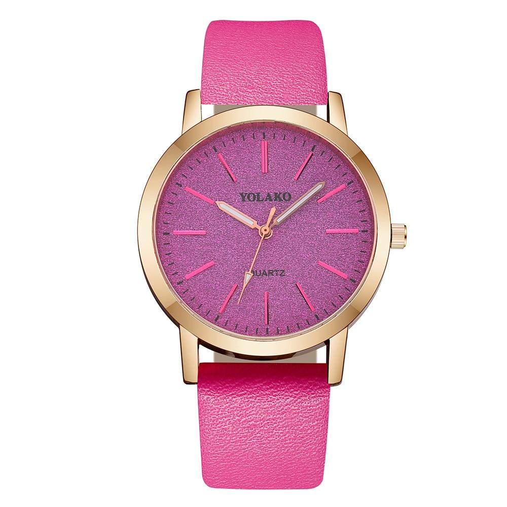 Sky watch women lady watch for woman Casual Quartz Leather Band Analog women clock luxury Wristwatch For Women and Girls