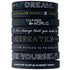 Silicone Wristband Rubber Motivation Bracelet Perfect Gift For Men Unique Jewelry Cool Style