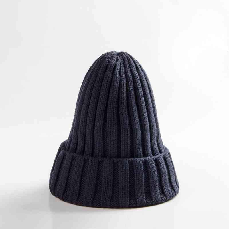 Modern Elegant Candy Color Baby Hat Cute Autumn Winter Pointy Hats For Kids Boys & Girls Warm Beanie Cap For Women