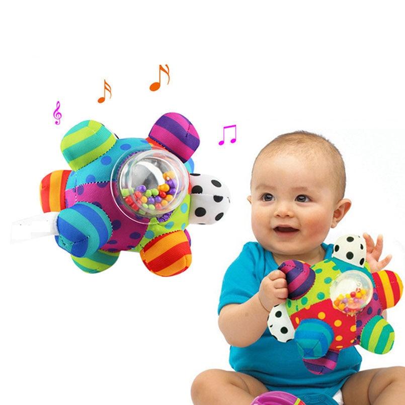 Baby Toys Fun Little Loud Bell Baby Ball Rattles Toy Develop Baby Intelligence Grasping Toy Hand Bell Rattle Toys For Kids In Modern Design