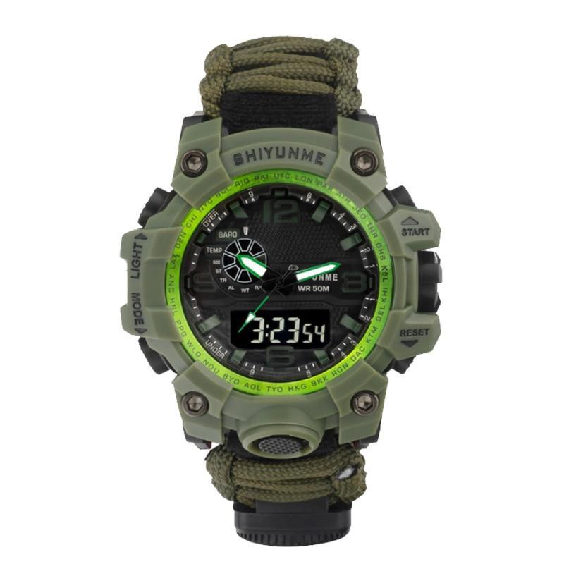 Survival Men Sports Watch With Outdoor Compass In Top Luxury Brand G Style Military Digital Watches Waterproof 50M relogio masculino