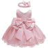 Luxury Modern Baby Girl Christmas Dress Newborn Baby Girls Bow Dresses For Baby 1st Year Birthday Party