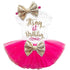 Modern Unicorn Party Girls Tutu Dress Toddler Kids Clothes Baby 1st Birthday Outfits For Girls