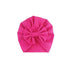 Handamde Elegant Baby Hats for Girls Big Bow Turban Hat Newborn  Baby Beanie Cap Solid Color Style