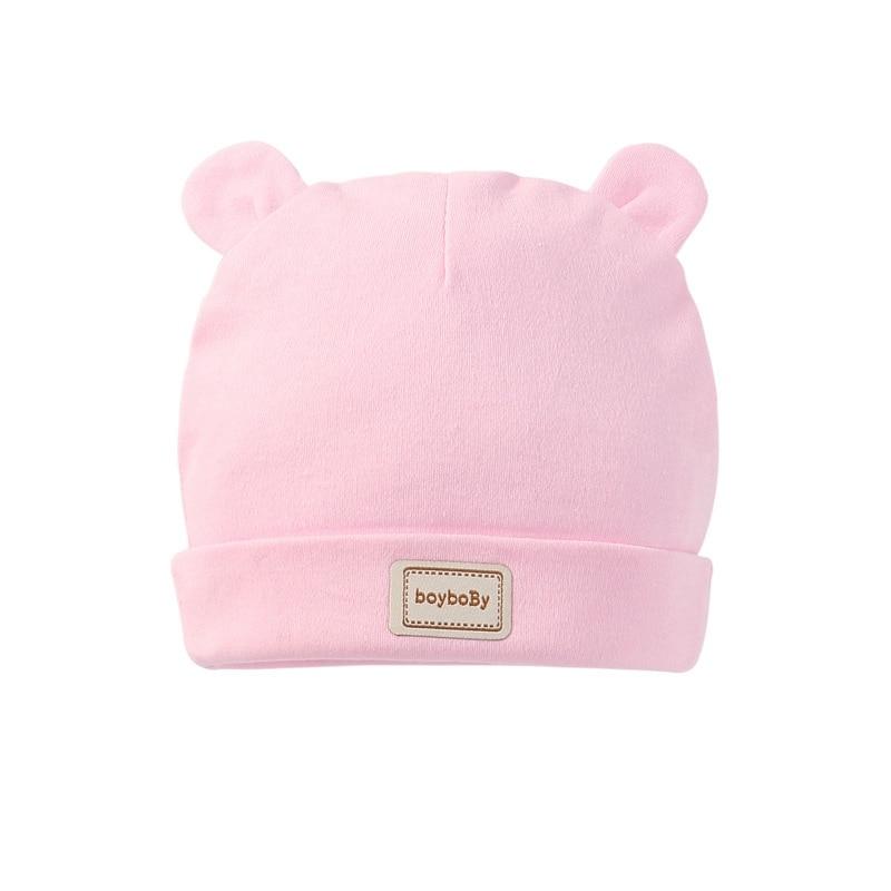 Cute Kids Hat with Bibs Candy Solid Colors for Boys and Girls Beanies Hats Cotton new Born Baby caps & Bibs