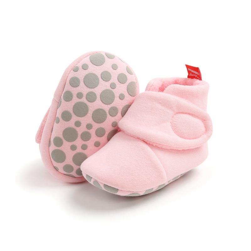 Winter Toddler Newborn Baby Crawling Shoes Boy Girl Slippers Prewalker Anti-slip Warm Infant Shoes