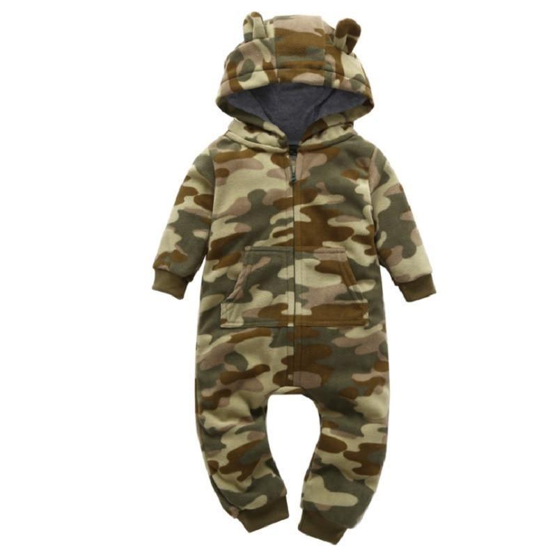 Modern Infant Baby Rompers Coral Fleece Animal Overall Baby Halloween Xmas Costume Clothes Baby jumpsuit Romper For Kids