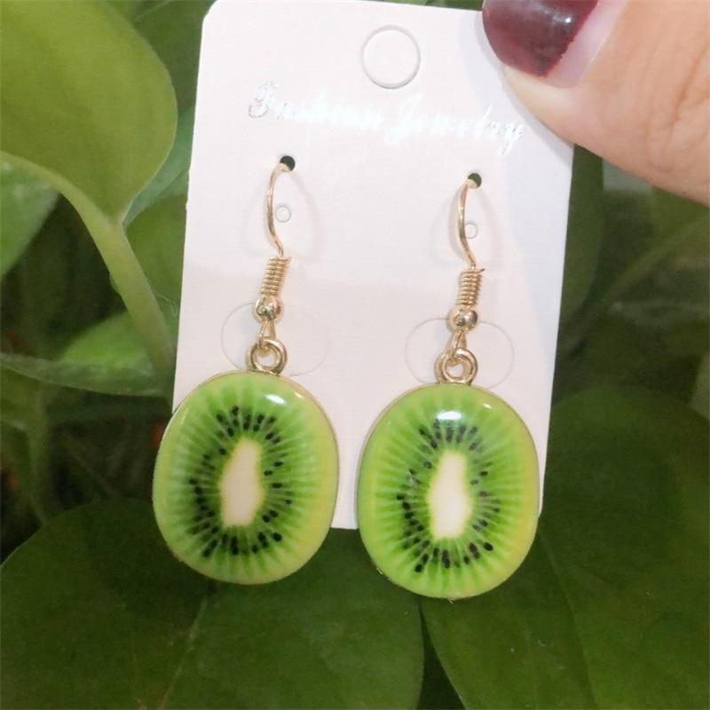 Unique Resin Stereo Lemon Orange Earrings With Long Pendant Fashion Summer Fruit Jewelry Designs For Girls And Teenagers