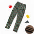 Baby Girls Leggings Thick Warm Dot Pants Kid Girl Leopard Plus Pants Children Vintage Flowers Trousers For Girls Kids