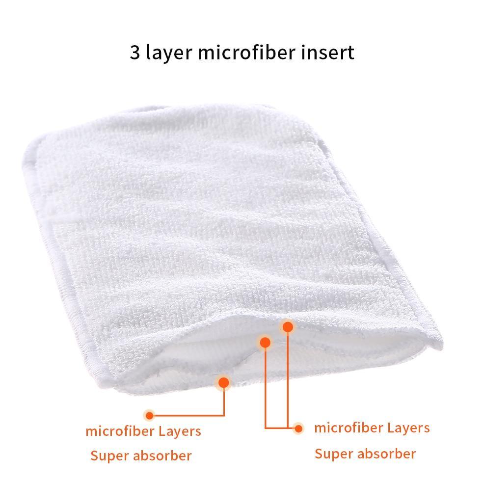 Baby Pocket Cloth Diaper Suede Cloth Inner Washable Reusable Eco-Friendly Nappies Cover Wrap In Modern Elegant Deisgn For Baby