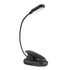 STEVVEX Book Light USB Rechargeable Flexible LED Clip Reading Night Light In 3 Brightness Modes Table Lamp Desk Bedside Lantern for Reading in Bed, Travel, Music Stand