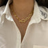 Chain Toggle Clasp Gold Necklaces Choker Jewelry Perfect Gift For Women Cool Vintage Style