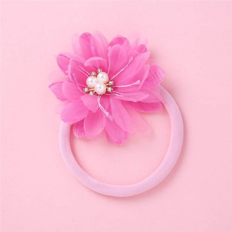 ILuxury Handmade Infant Child Hair Band Three-dimensional Alloy Rhinestone Crown Headdress  Elastic Headband Turban For Baby Girls