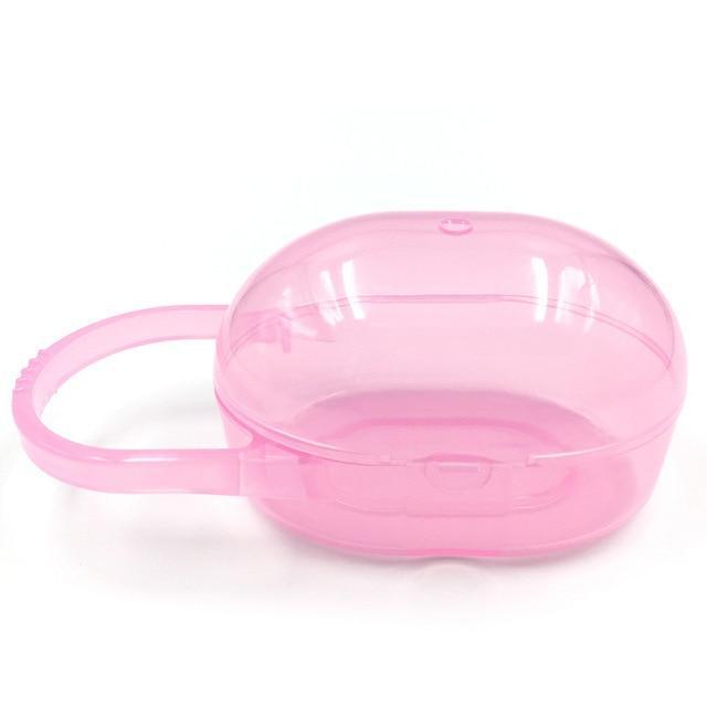 Color Pacifier Baby Solid Box Soother Container Holder Box Travel Storage Case Safe Holder Pacifier For Kids