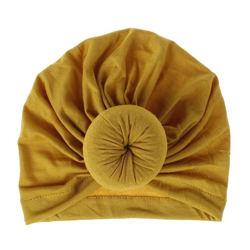 Trend New Mother & Baby Hat Soft Cotton Turban Hat Baby Elastic Toddler Infant Cap For Girls and Women