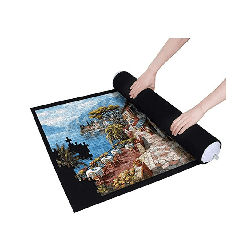 Puzzles Pad Roll Felt Mat Playmat Puzzles For Up To 1500 Pcs Puzzle Accessories New Portable Travel Storage Bag Help Puzzle Board