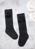 Luxury Modern Autumn Winter Baby Children Cherry Hair Ball Knee High Socks. Kid Cherry Knitted Sock For Kids