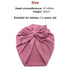 Luxury Modern Baby Headband Hat Bowknot Print Cotton Stretchy Turban Headband Infant Head Wrap Beanie Hat  For Babies and Kids