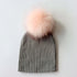 Trend New Winter Children Boy Girl Crochet Artificial Pompom Hat Knitted Toddler Kids Caps With Pompon Baby Beanie For Girls and Boys