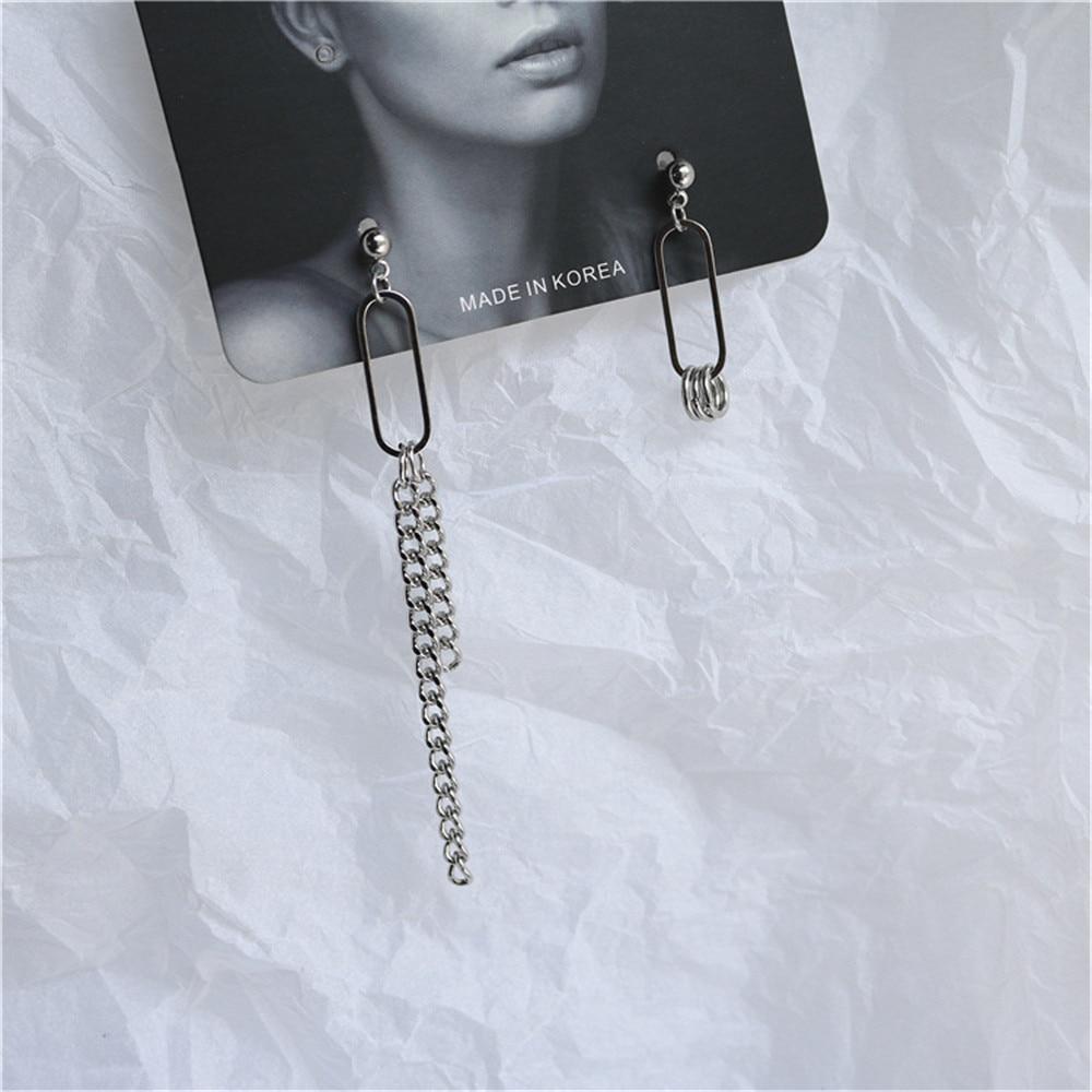 Luxury Punk Sliver Drop Earrings With Creativity Jewelry Accessories For Women In Simple Fashion Design