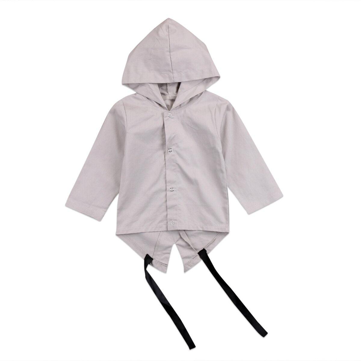 Modern Infant Newborn Baby Boy Hooded Coat Jacket Outwear Clothes For Boys In Trend New Elegant Style