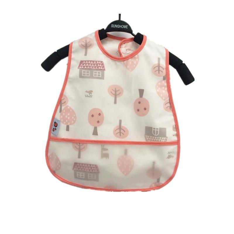 Modern Interesting Cartoon Adjustable Baby Bibs Waterproof Lunch Feeding Bibs Baby Cartoon Feeding Cloth Children Bib For Kids