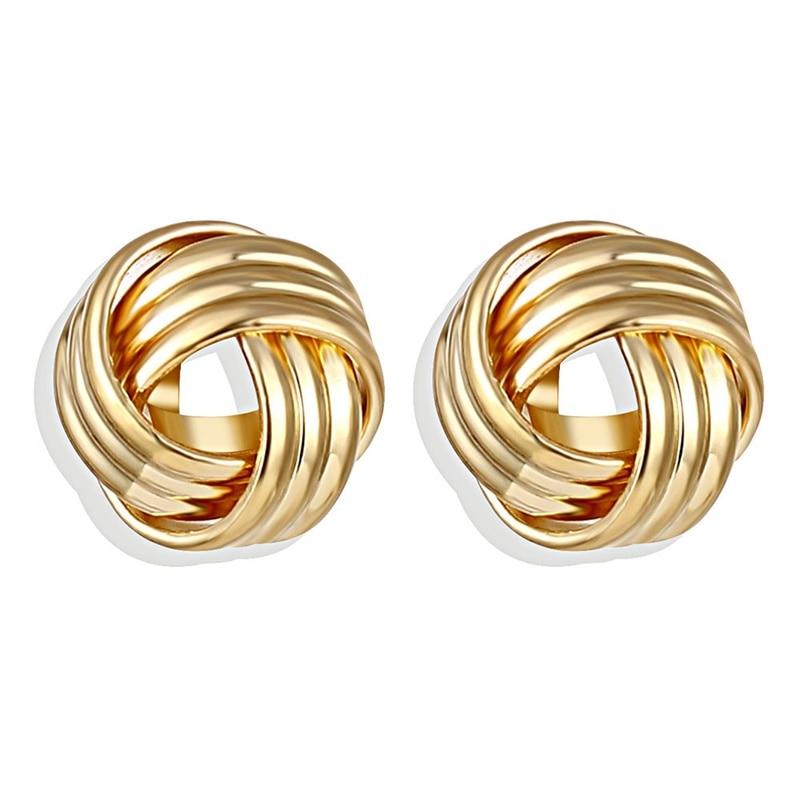 New Big Circle Round Hoop Earrings for Women's Fashion Statement Golden Punk Charm Earrings Party Jewelry