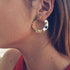 New Luxury Long Crystal Tassel In Gold Color Dangle Earrings For Women