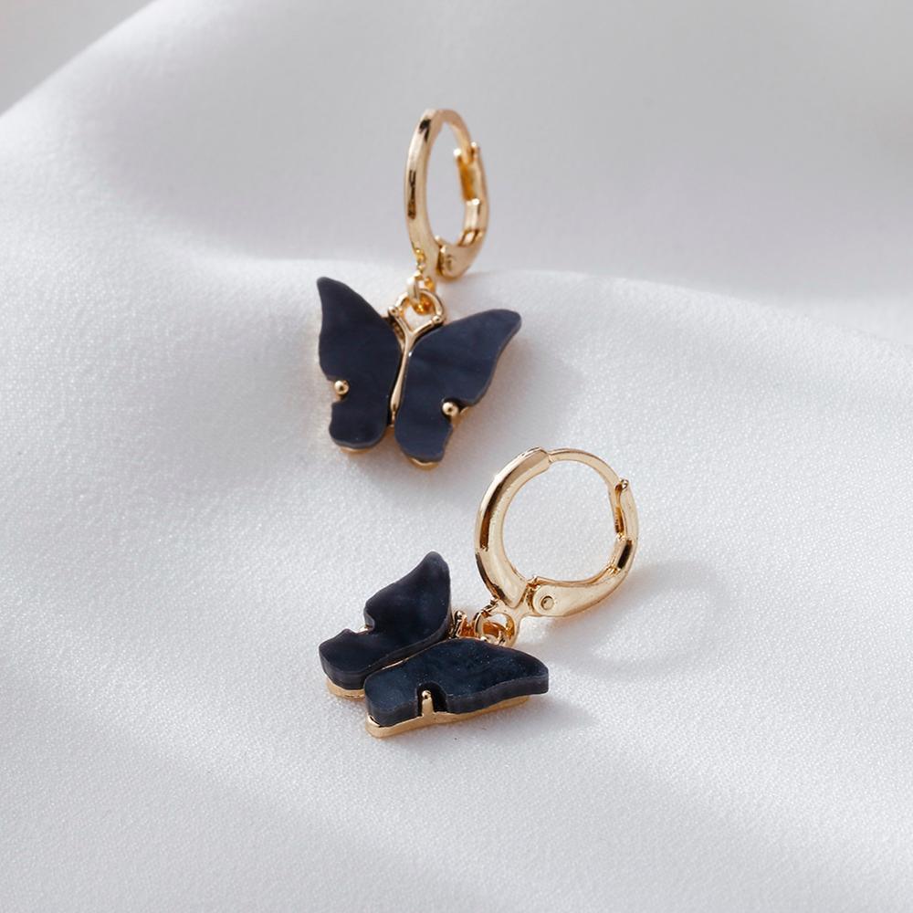 Luxury Ellegant Small Women Cute Butterfly Earrings for Women In Street Style Drop Earrings in Several Colors