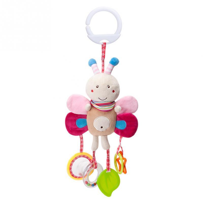 Baby Toys Bed Stroller Baby Mobile Hanging Rattles Newborn Plush Infant Toys for Baby Boys and Girls