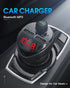 Black Car Charger FM Transmitter Bluetooth Car Audio MP3 Player TF Card Car Kit 3.4A Dual USB Car Phone Charger