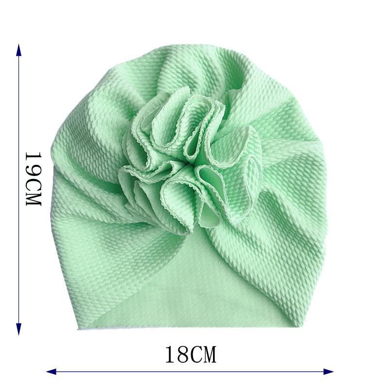 Elegant Flower Baby Hat Toddler Turban Head wraps Kids Bonnet Hat Newborn Baby Hat For Baby Girls