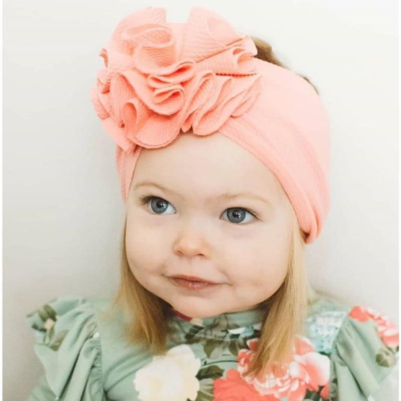 Luxury Modern printed Baby Girls Bow Hairband Turban Knot  Headband Girl Headwear Newborn Girl Turban Hairband For Girls