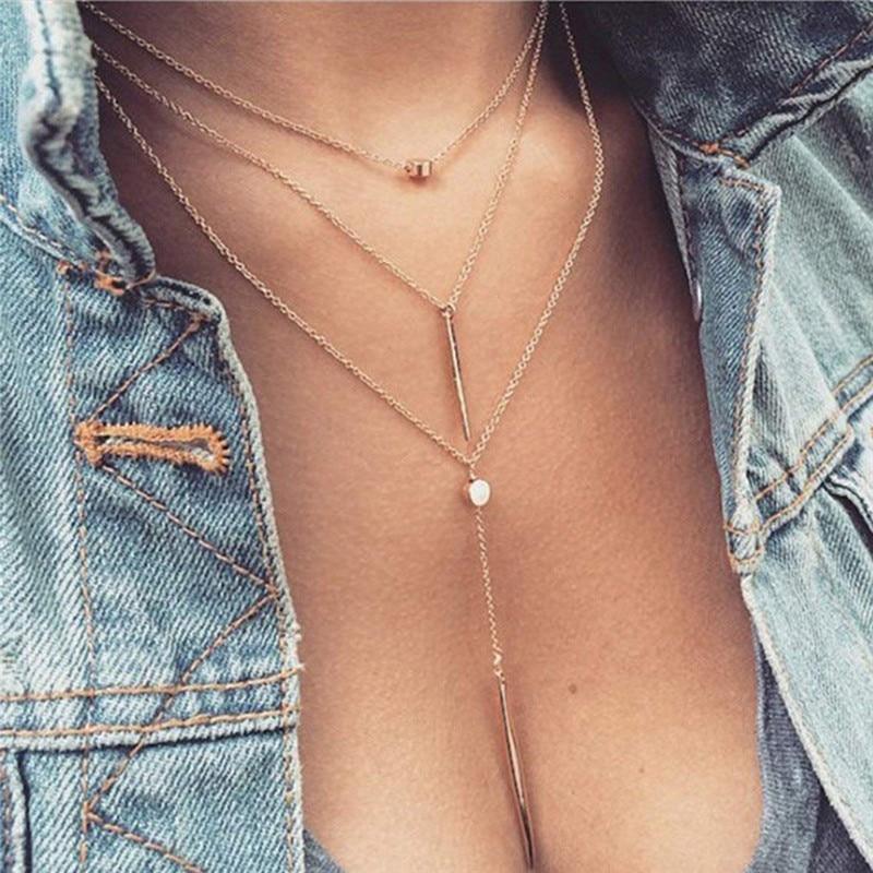 Style Gold Necklaces For Women and Girl With Long Coin Pendant & Necklace Design