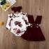 Newborn Baby Girl Floral Romper Jumpsuit Skirts Clothes Set Outfit Headband Cute Design Perfect Gift