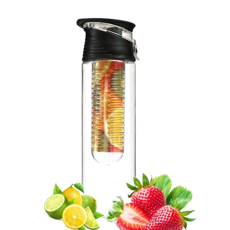 900mlFruit Infuser Water Bottle Juice Shaker Sports Lemon Water Bottle Fitness Sport Fruit Drinking Bottles Gadget For Fitness Sport and Excerises In Modern New Trend Design