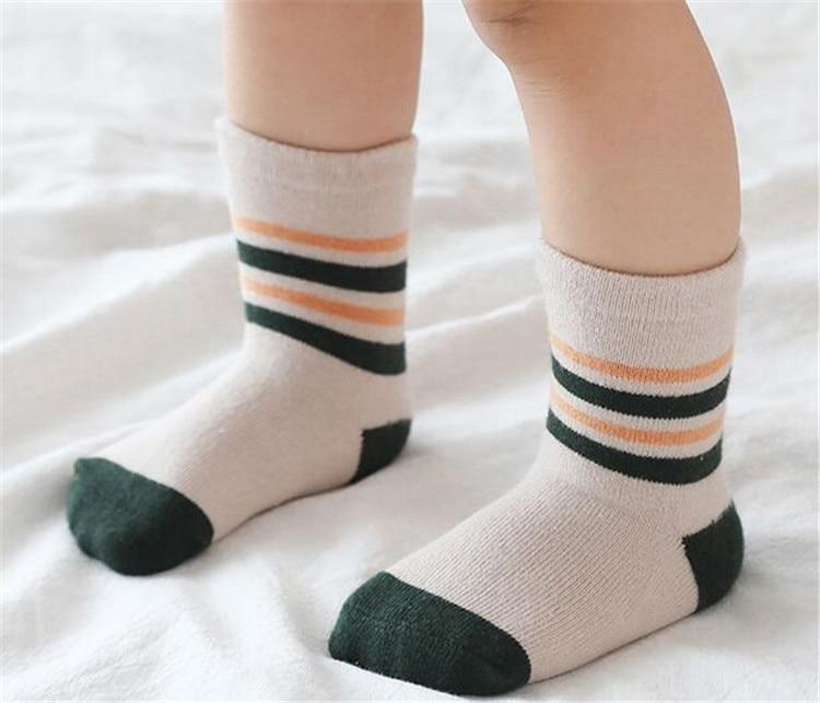 5PCS/SET Newborn Baby Socks Cotton for Girls Autumn Winter Toddler Baby Boy Socks Infant Kids socks